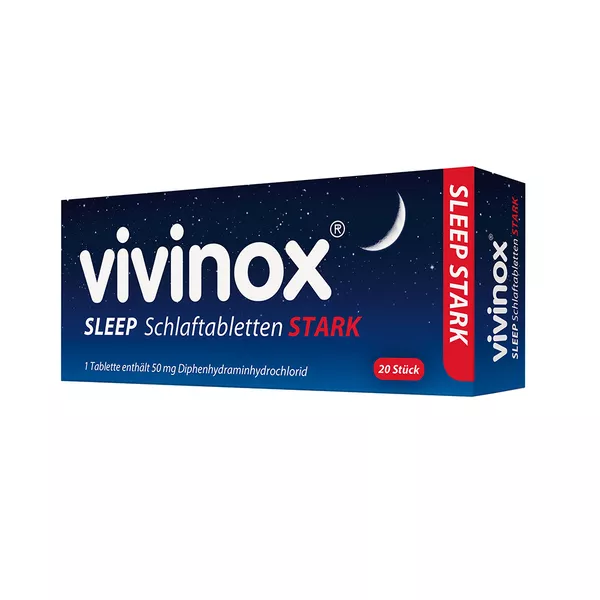 Vivinox SLEEP Schlaftabletten stark bei Schlafstörungen & Einschlafproblemen
