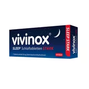 Produktabbildung: Vivinox SLEEP Schlaftabletten stark bei Schlafstörungen & Einschlafproblemen