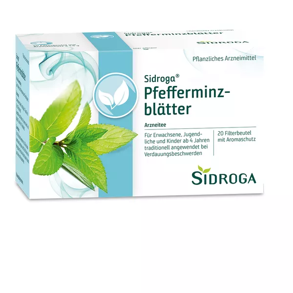 Sidroga Pfefferminzblätter Tee Filterbeutel 20X1,5 g