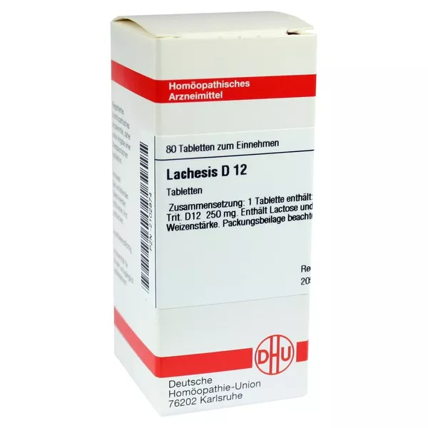 Lachesis D 12 Tabletten 80 St