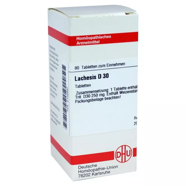 Lachesis D 30 Tabletten 80 St