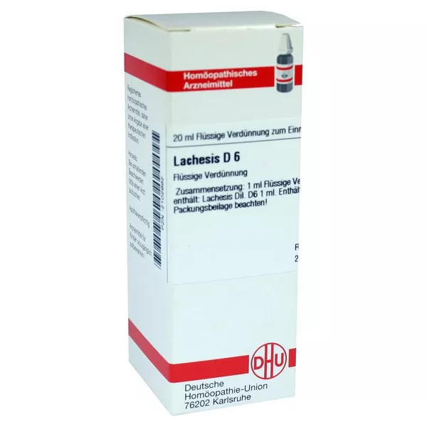 Lachesis D 6 Dilution 20 ml