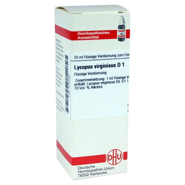 Lycopus Virginicus D 1 Dilution 20 ml