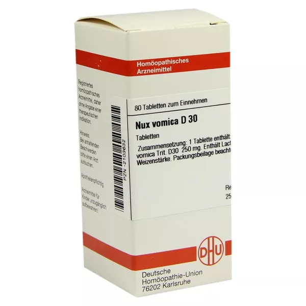 NUX Vomica D 30 Tabletten 80 St