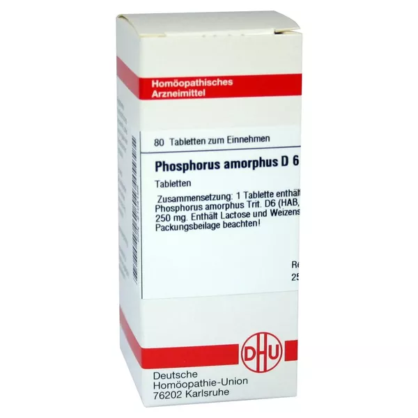 Phosphorus Amorphus D 6 Tabletten 80 St