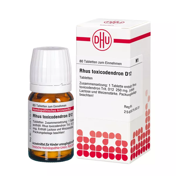 RHUS Toxicodendron D 12 Tabletten 80 St