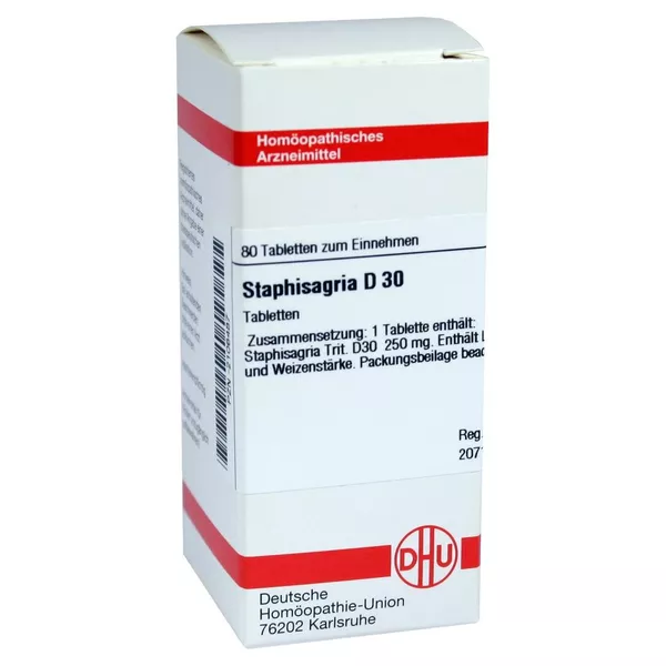 Staphisagria D 30 Tabletten 80 St
