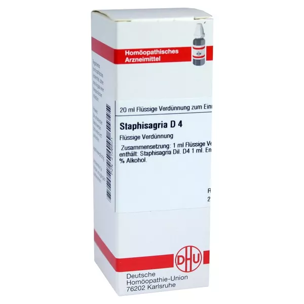 Staphisagria D 4 Dilution 20 ml