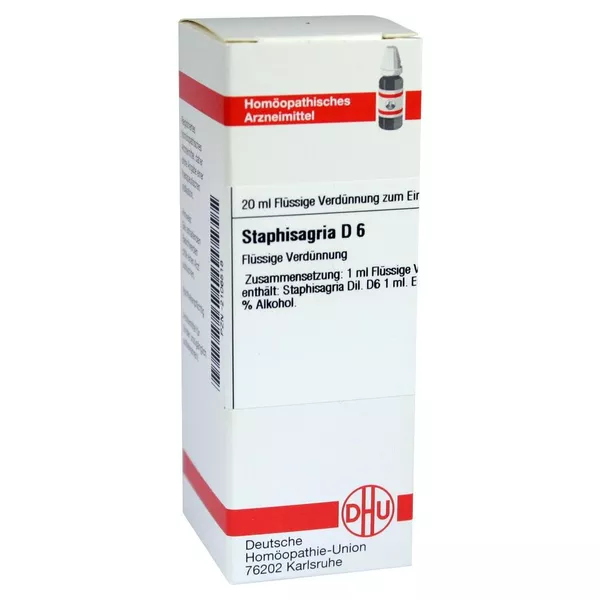 Staphisagria D 6 Dilution 20 ml