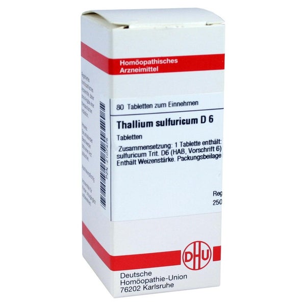Thallium Sulfuricum D 6 Tabletten 80 St