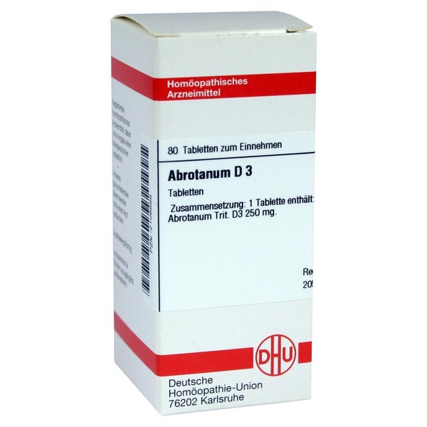 Abrotanum D 3 Tabletten 80 St