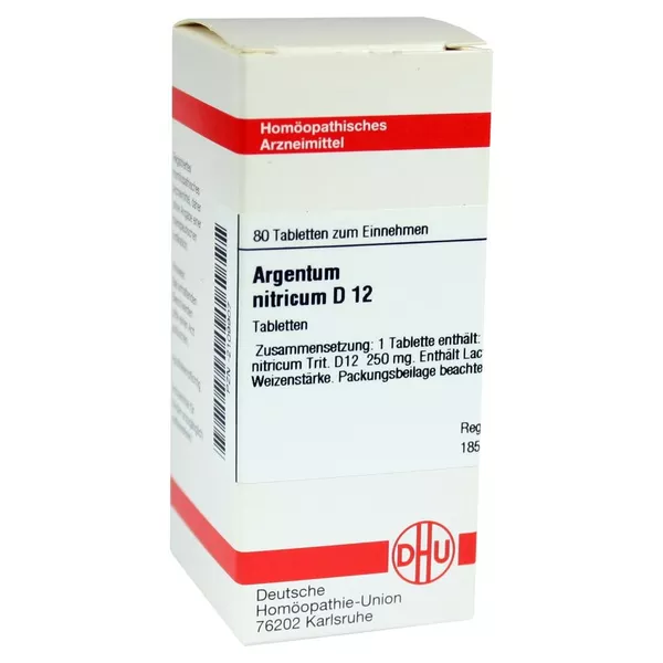 Argentum Nitricum D 12 Tabletten 80 St
