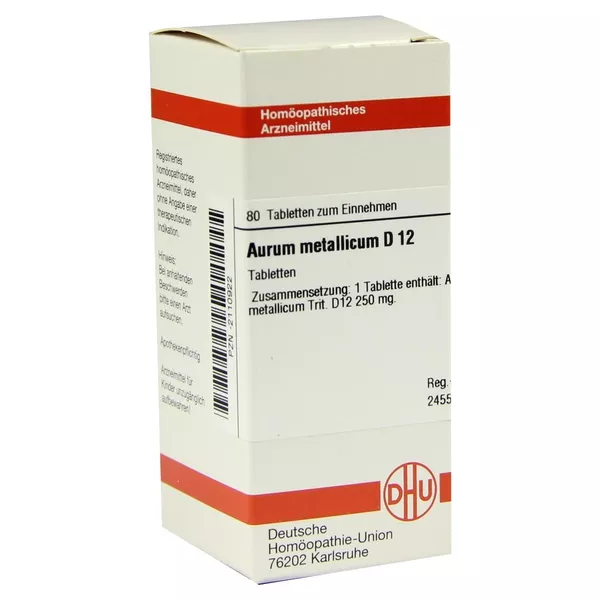 Aurum Metallicum D 12 Tabletten 80 St