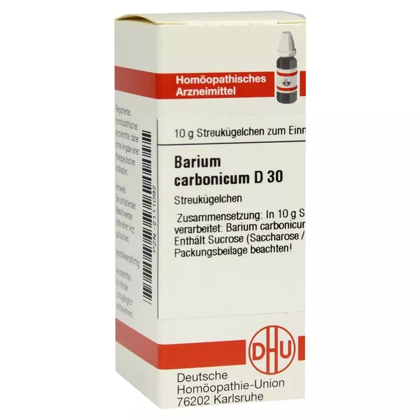 Barium Carbonicum D 30 Globuli 10 g