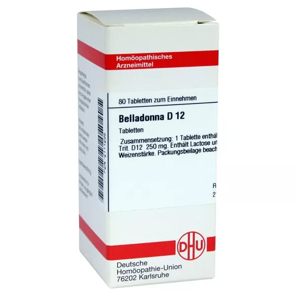 Belladonna D 12 Tabletten 80 St