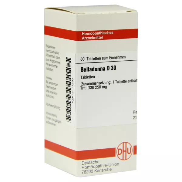 Belladonna D 30 Tabletten 80 St