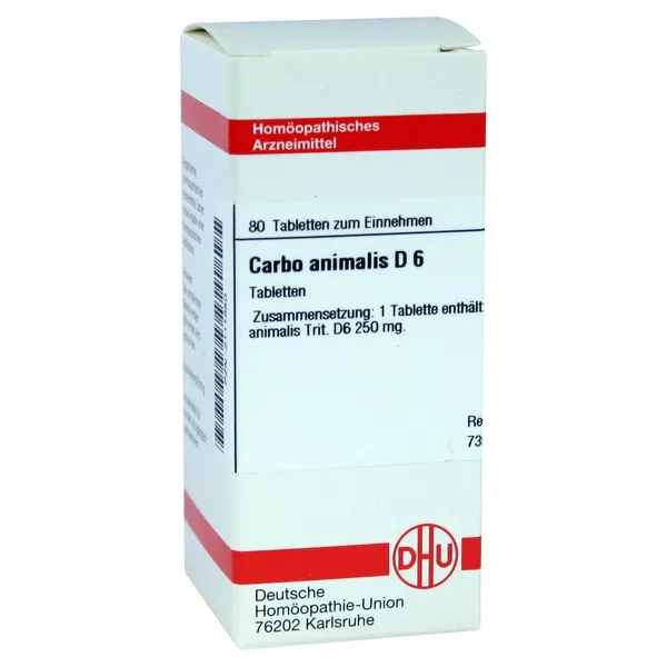 Carbo Animalis D 6 Tabletten 80 St