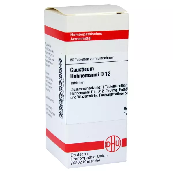 Causticum Hahnemanni D 12 Tabletten 80 St