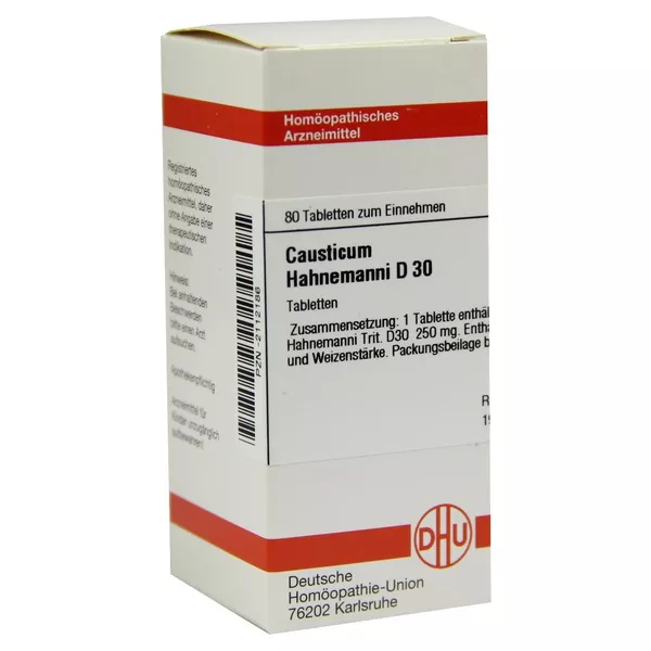 Causticum Hahnemanni D 30 Tabletten 80 St