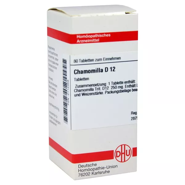 Chamomilla D 12 Tabletten 80 St