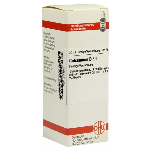 Gelsemium D 30 Dilution 20 ml