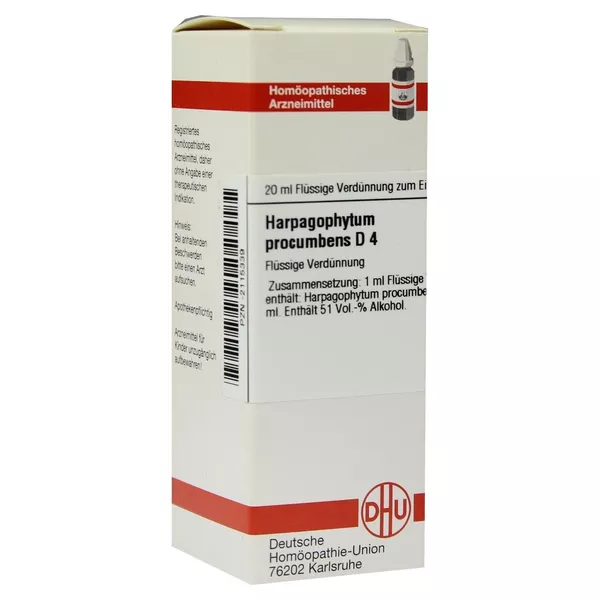 Harpagophytum Procumbens D 4 Dilution 20 ml