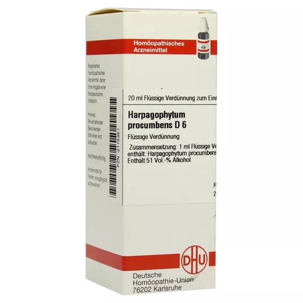 Harpagophytum Procumbens D 6 Dilution 20 ml