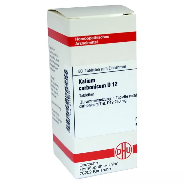 Kalium Carbonicum D 12 Tabletten 80 St