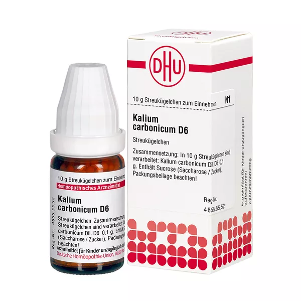 Kalium Carbonicum D 6 Globuli 10 g