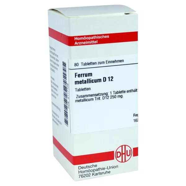 Ferrum Metallicum D 12 Tabletten 80 St