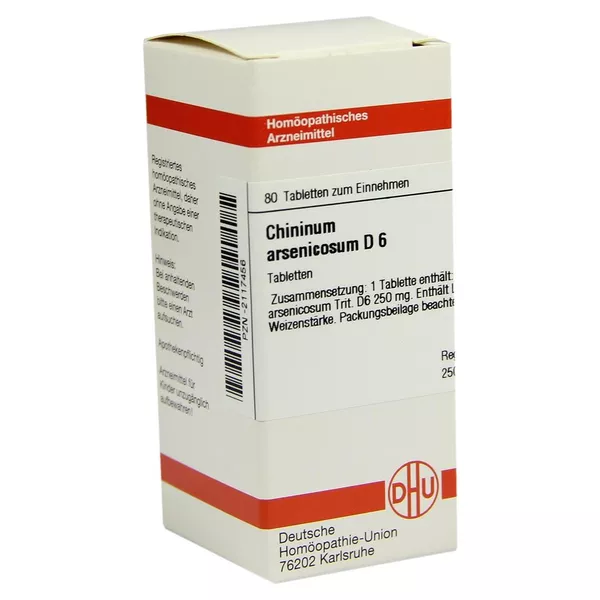 Chininum Arsenicosum D 6 Tabletten 80 St