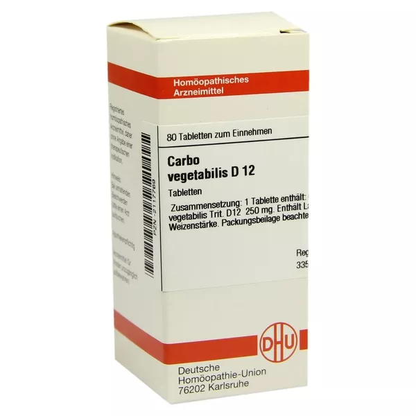 Carbo Vegetabilis D 12 Tabletten 80 St