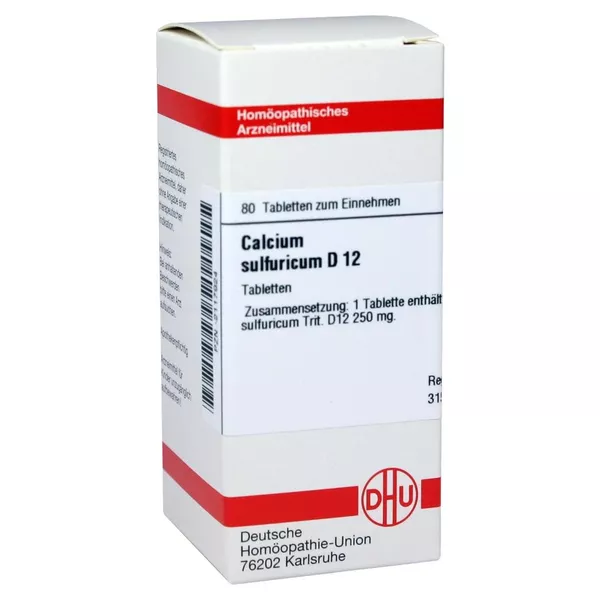 Calcium Sulfuricum D 12 Tabletten 80 St