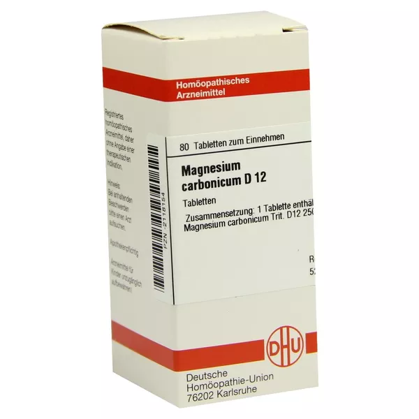 Magnesium Carbonicum D 12 Tabletten 80 St