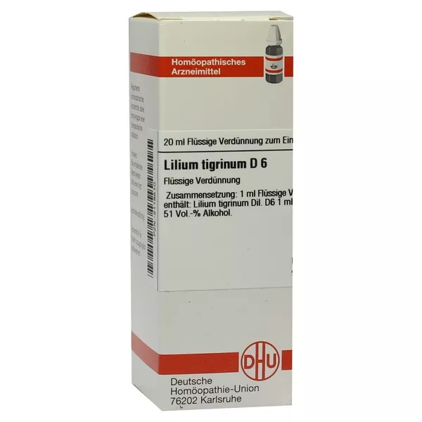Lilium Tigrinum D 6 Dilution 20 ml