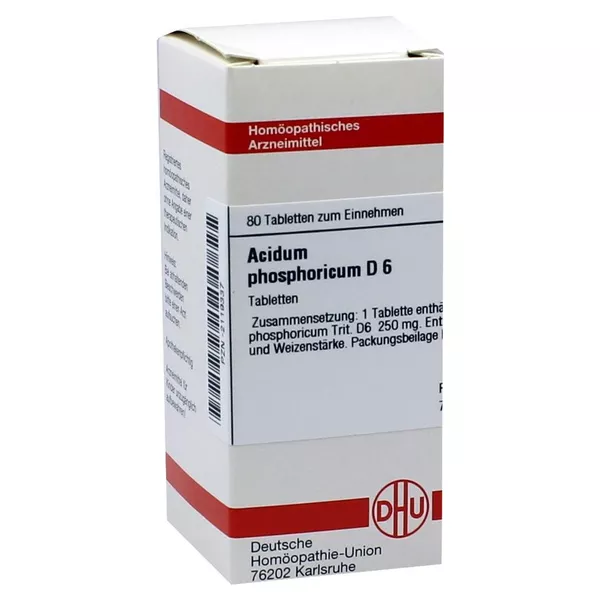 Acidum Phosphoricum D 6 Tabletten 80 St
