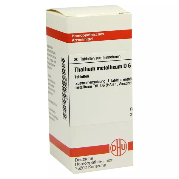 Thallium Metallicum D 6 Tabletten 80 St