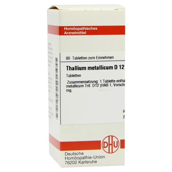 Thallium Metallicum D 12 Tabletten 80 St