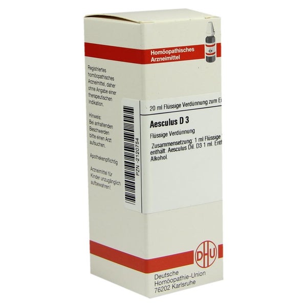 Aesculus D 3 Dilution 20 ml