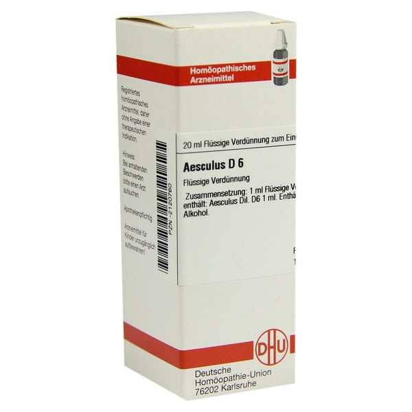 Aesculus D 6 Dilution 20 ml