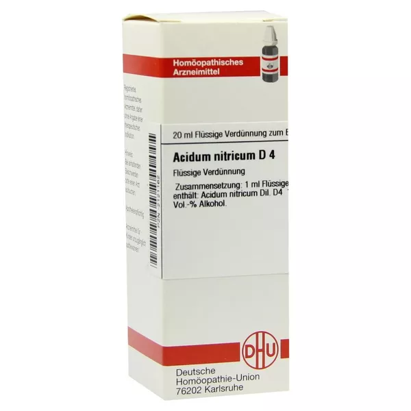 Acidum Nitricum D 4 Dilution 20 ml