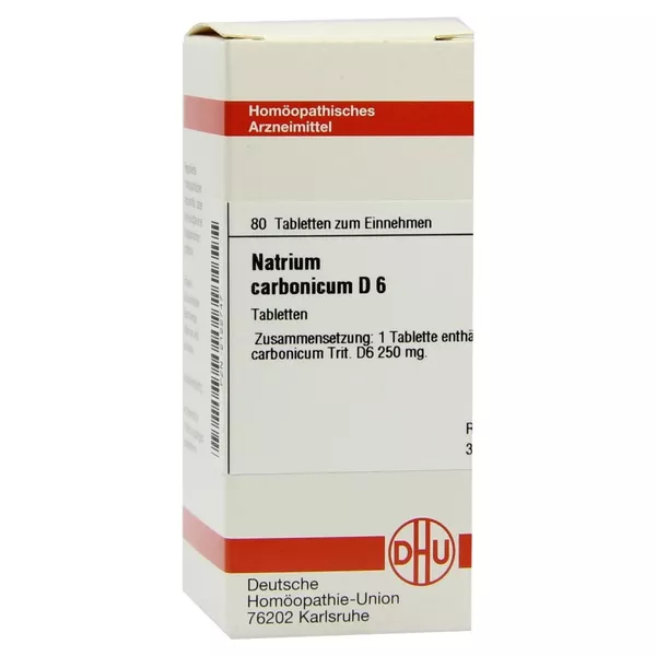 Natrium Carbonicum D 6 Tabletten 80 St