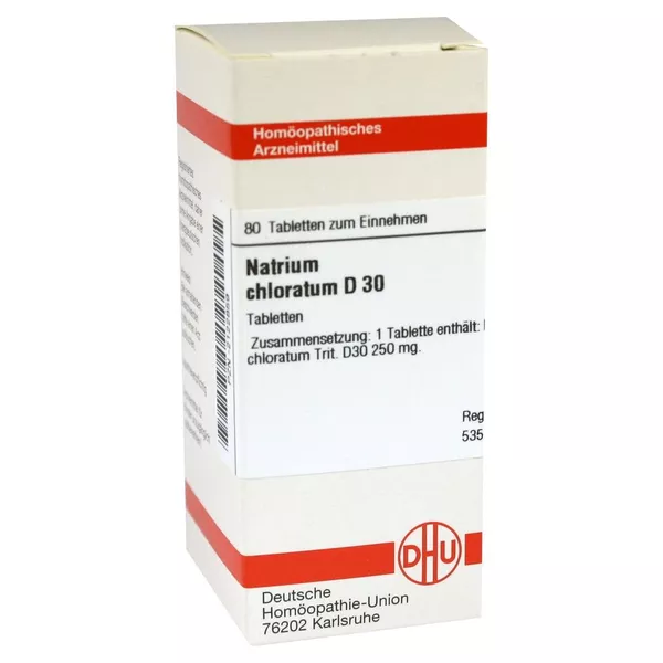 Natrium Chloratum D 30 Tabletten 80 St