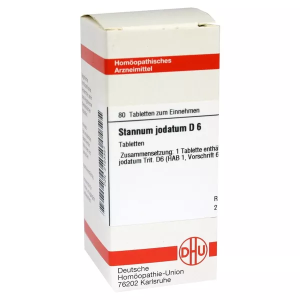 Stannum Jodatum D 6 Tabletten 80 St