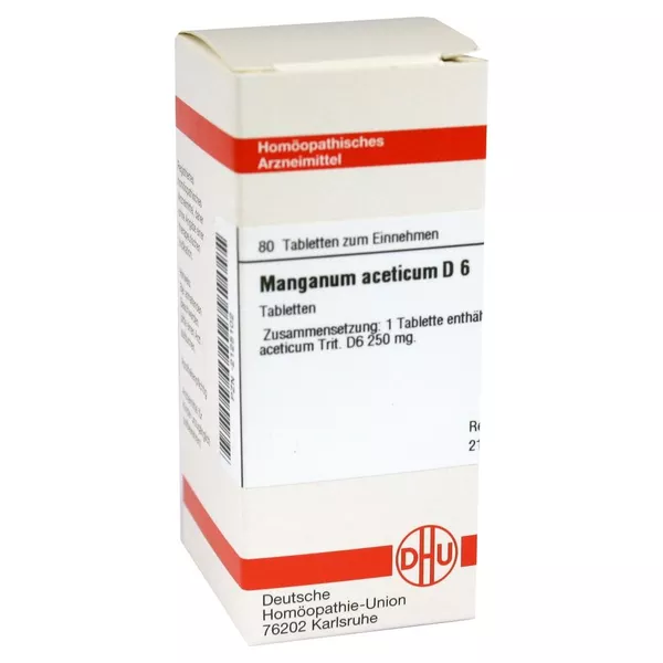 Manganum Aceticum D 6 Tabletten 80 St