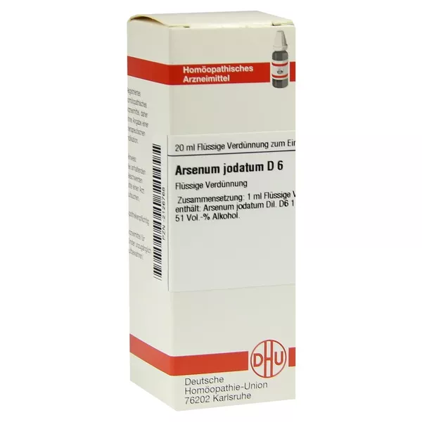 Arsenum Jodatum D 6 Dilution 20 ml