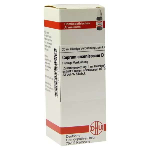 Cuprum Arsenicosum D 8 Dilution 20 ml
