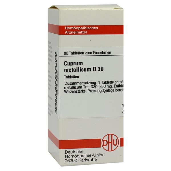Cuprum Metallicum D 30 Tabletten 80 St
