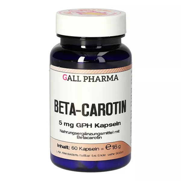 BETA Carotin 5 mg Kapseln 60 St