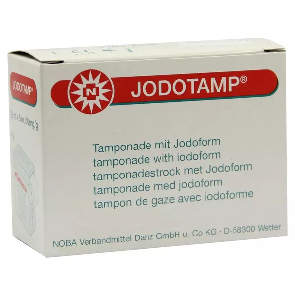 Jodotamp 50 mg/g 2 cmx5 m Tamponaden 1 St